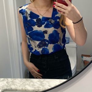 Debenhams UK petite silky blouse.